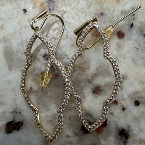 Kendra Scott Gold and Silver Sparkle Earrings